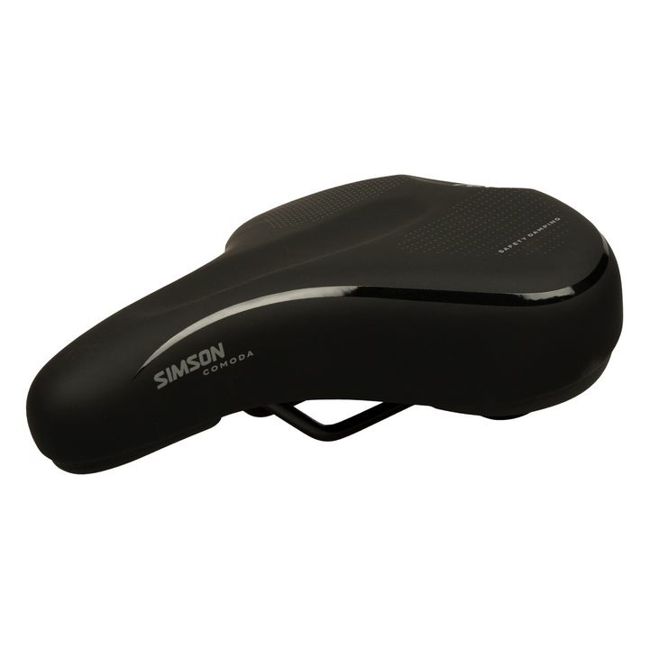 Simson Comoda Fietszadel - Unisex - Zwart