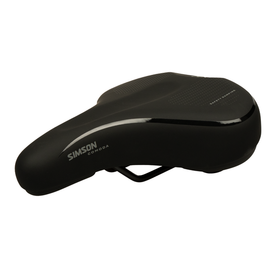 Simson Comoda Fietszadel - Unisex - Zwart