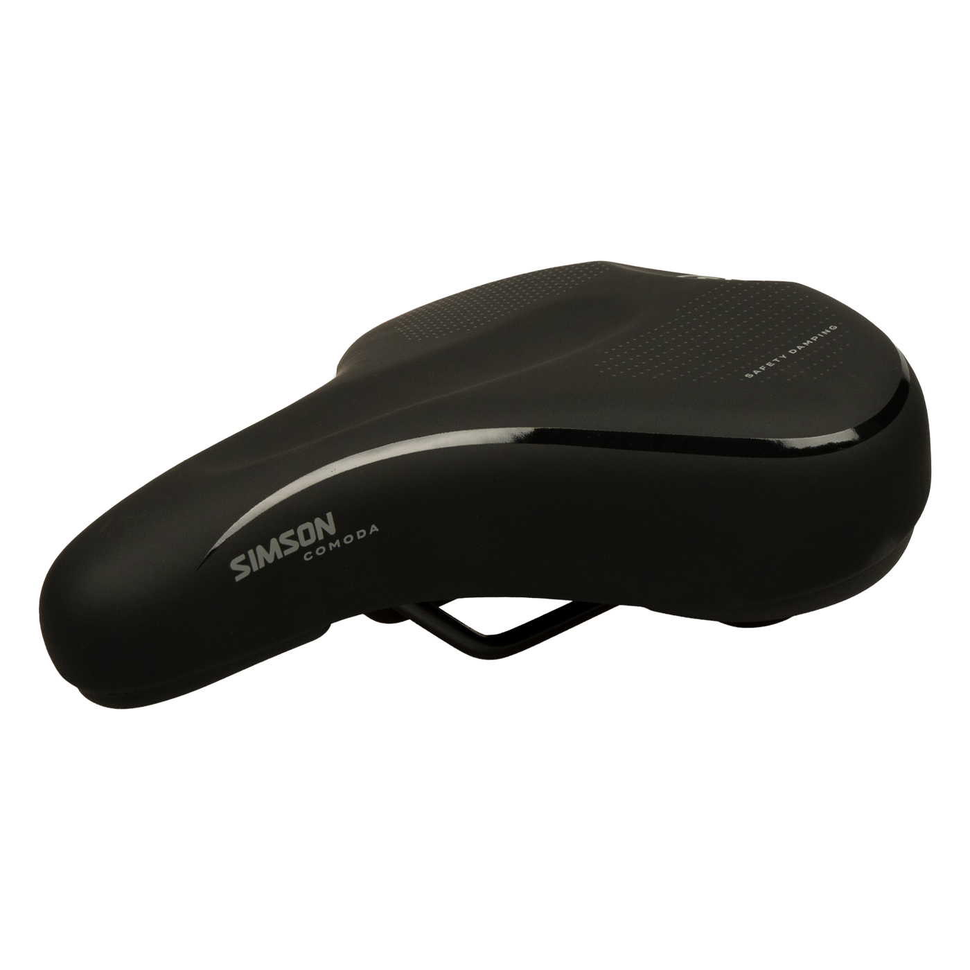 Simson Comoda Fietszadel - Unisex - Zwart