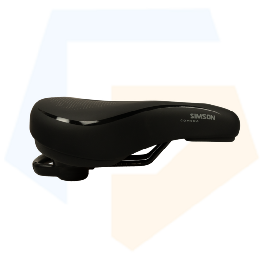 Simson Comoda Fietszadel - Unisex - Zwart