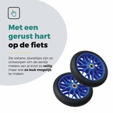 Voltano Zijwieltjes Strong - Blauw - 12-20 Inch - Verstevigd Staal