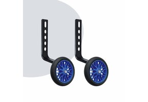 Voltano Zijwieltjes Strong - Blauw - 12-20 Inch - Verstevigd Staal