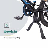 Voltano Dubbele Fietsstandaard - Zwart - 300MM - 24 t/m 29 Inch