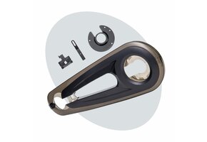 Voltano Kettingkast 26/28 Inch - Smoke / Zwart - Met Bevestigingsmateriaal