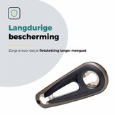 Voltano Kettingkast 26/28 Inch - Smoke / Zwart - Met Bevestigingsmateriaal