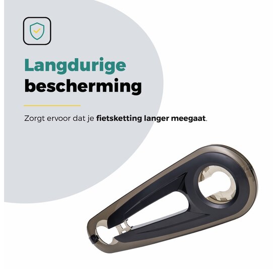 Voltano Kettingkast 26/28 Inch - Smoke / Zwart - Met Bevestigingsmateriaal