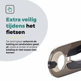 Voltano Kettingkast 26/28 Inch - Smoke / Zwart - Met Bevestigingsmateriaal