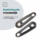 Voltano Kettingkast 26/28 Inch - Smoke / Zwart - Met Bevestigingsmateriaal