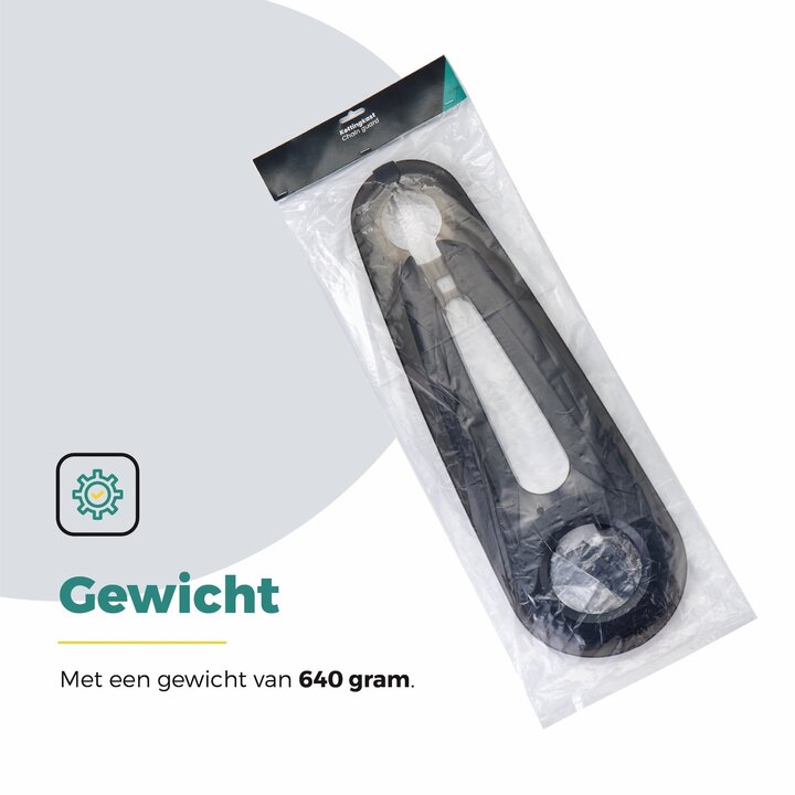 Voltano Kettingkast 26/28 Inch - Smoke / Zwart - Met Bevestigingsmateriaal