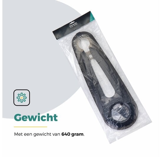 Voltano Kettingkast 26/28 Inch - Smoke / Zwart - Met Bevestigingsmateriaal