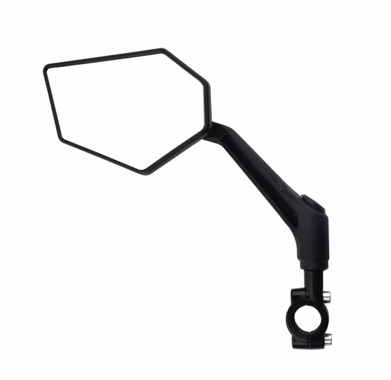 Voltano E-bike Fietsspiegel XL Links - Zwart - Anti Reflectie