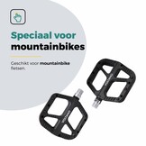Voltano MTB / Racefietspedalen - Mat Zwart - Antislip - Grip pedalen
