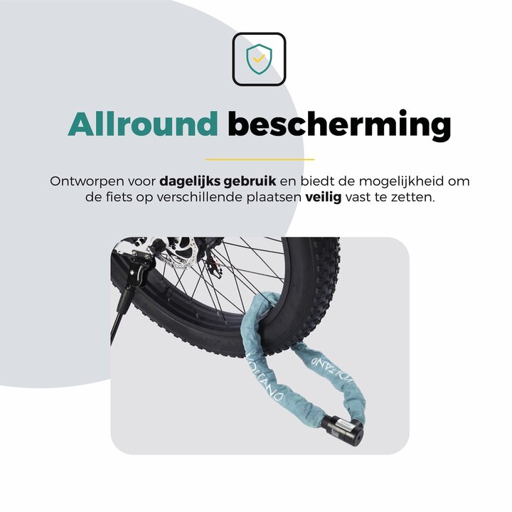 Voltano ART2 Kettingslot - Ice Blauw - 100 CM - ART 2 Slot
