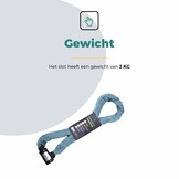 Voltano ART2 Kettingslot - Ice Blauw - 100 CM - ART 2 Slot