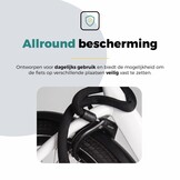 Voltano Insteekketting – 140 cm – Zwart - 5,5 MM Gehard Staal