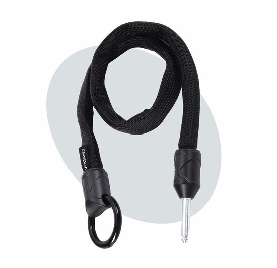 Voltano Insteekketting – 140 cm – Zwart - 5,5 MM Gehard Staal