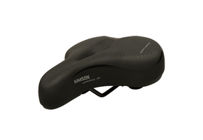 Simson Armonia Relaxed Fietszadel - Unisex - Zwart