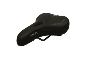 Simson Armonia Moderate Fietszadel - Unisex - Zwart
