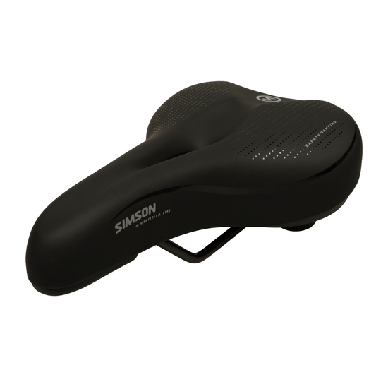 Simson Armonia Moderate Fietszadel - Unisex - Zwart