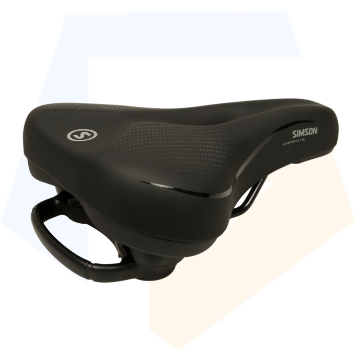 Simson Armonia Moderate Fietszadel - Unisex - Zwart