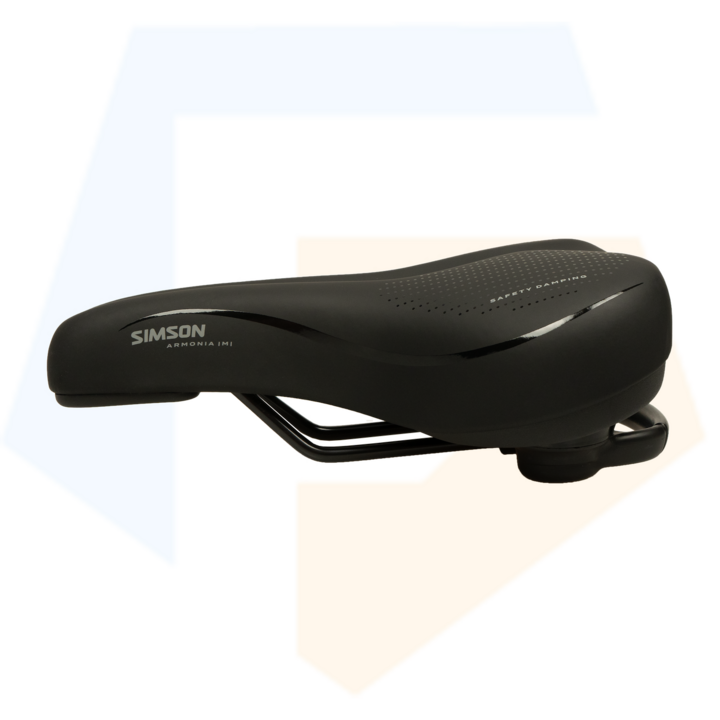 Simson Armonia Moderate Fietszadel - Unisex - Zwart