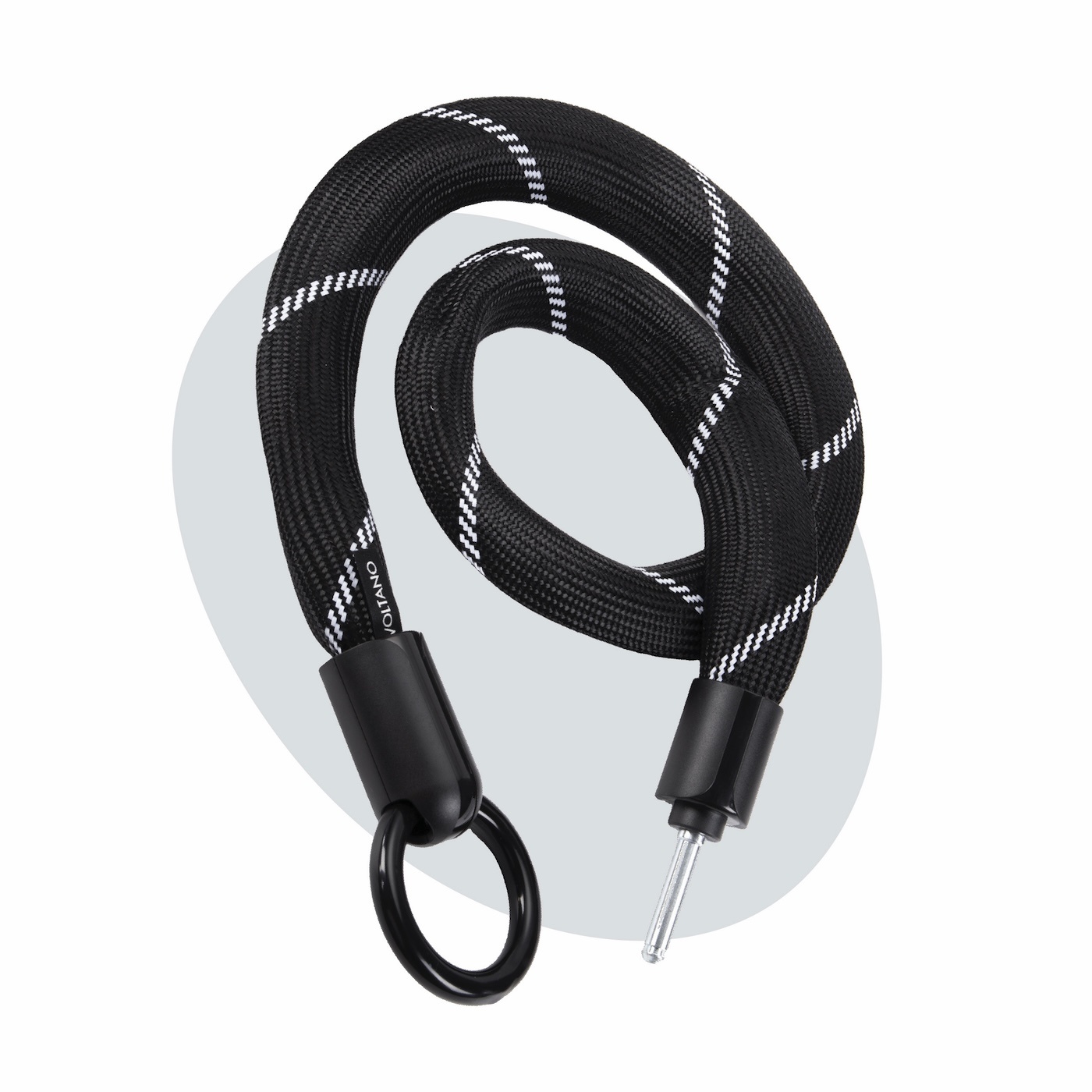 Voltano Insteekketting Extra Dik – 140 cm – Zwart - 8 MM Gehard Staal