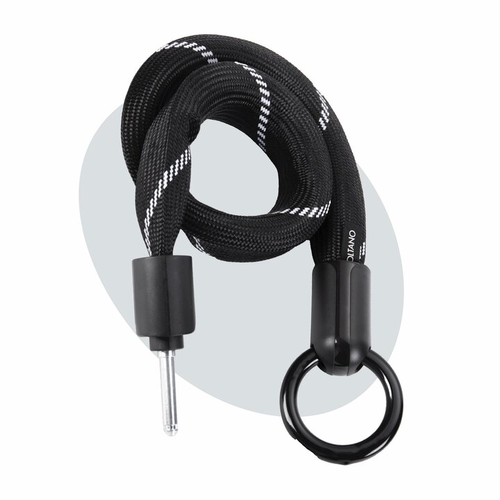 Voltano Insteekketting Extra Dik – 100 cm – Zwart - 8 MM Gehard Staal