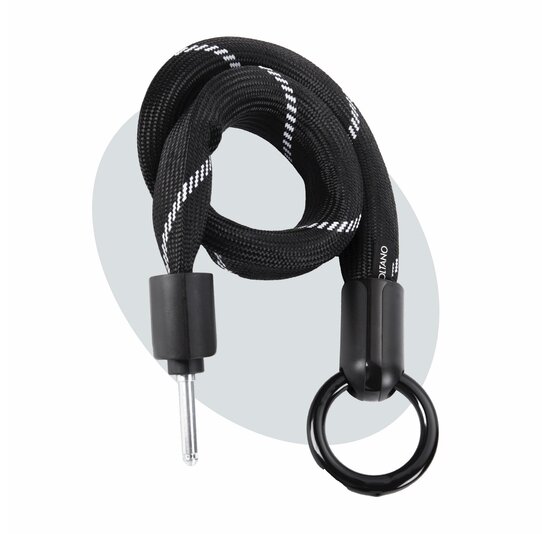 Voltano Insteekketting Extra Dik – 100 cm – Zwart - 8 MM Gehard Staal