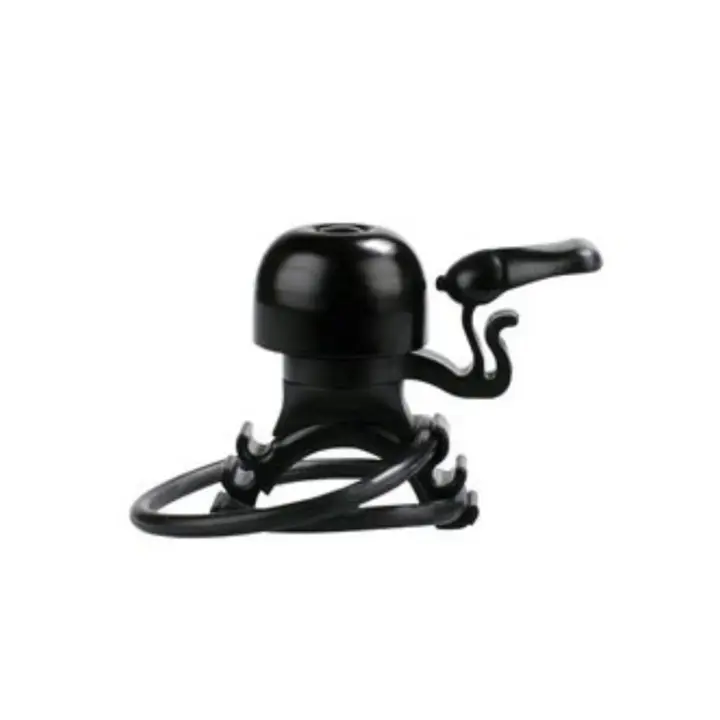 Simson Micro Fietsbel - Rubber Bevestiging - 23MM - Zwart