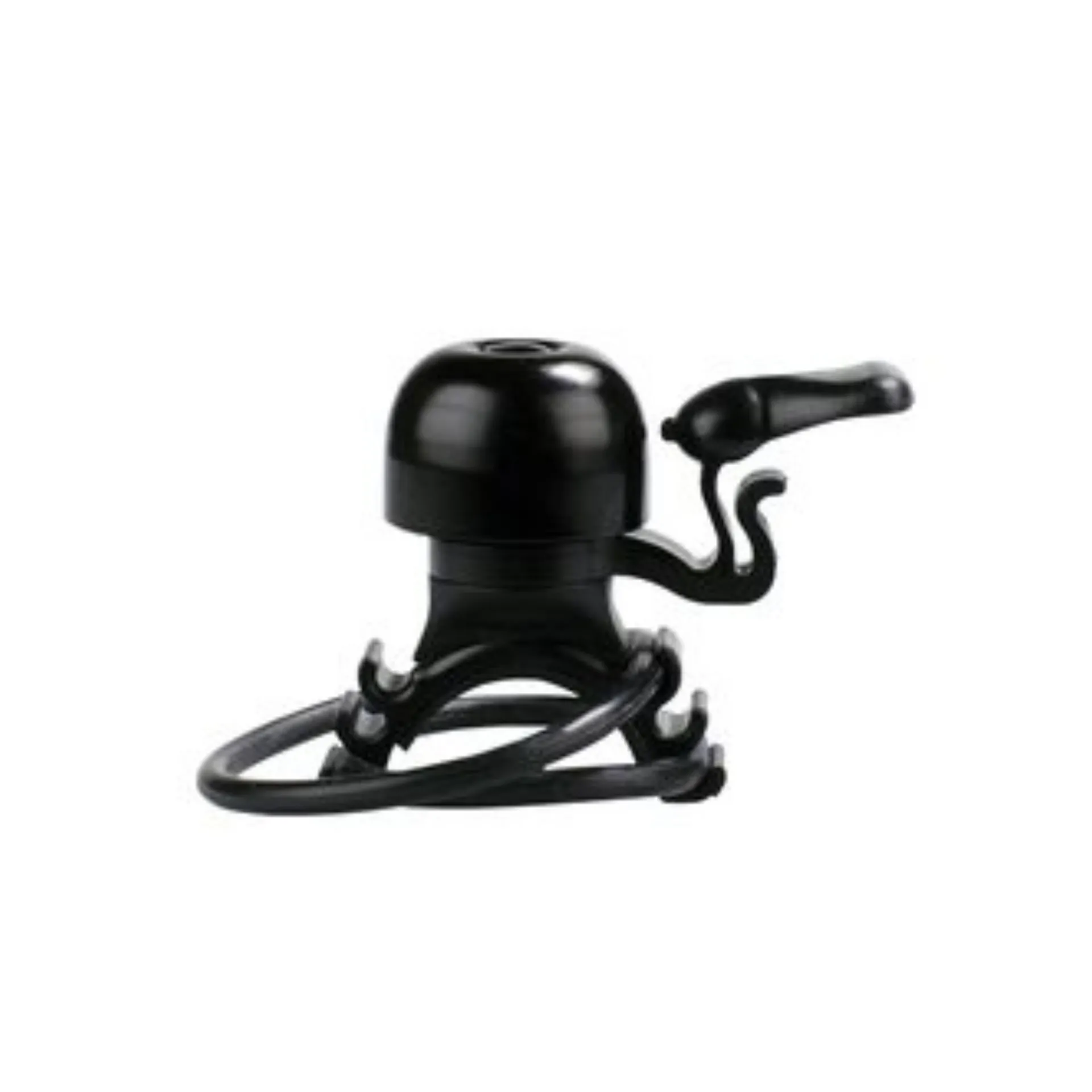 Simson Micro Fietsbel - Rubber Bevestiging - 23MM - Zwart