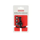 Simson Micro Fietsbel - Rubber Bevestiging - 23MM - Zwart