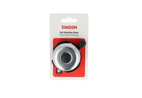 Simson Hybride Fietsbel - Staal - Zilver