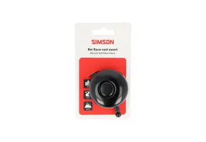 Simson Fietsbel Race - Roestvrij Staal - Zwart