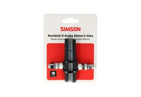 Simson remblokken E-bike V-brake 80mm per paar