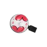 Simson Hartjes Kinder Fietsbel - Roze/Wit
