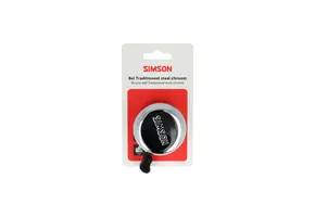 Simson Traditioneel Fietsbel - Staal - Chroom