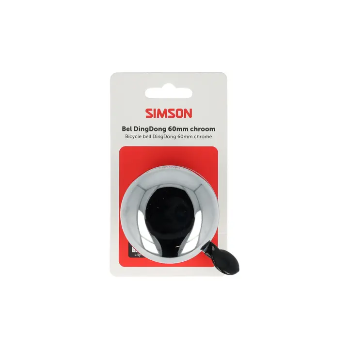 Simson DingDong Fietsbel - Medium 60MM - Chroom