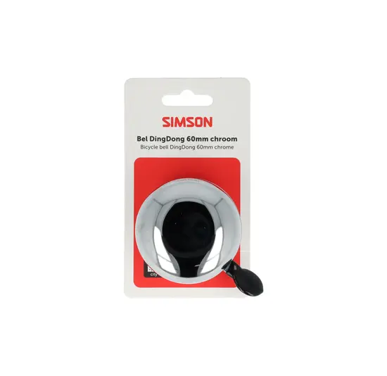 Simson DingDong Fietsbel - Medium 60MM - Chroom