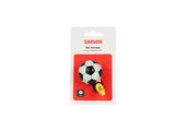 Simson Voetbal Kinder Fietsbel - Zwart/Wit