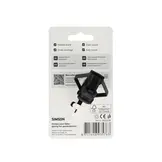 Simson Mini Fietsbel - Flexband Bevestiging - Aluminium - Zwart
