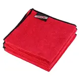 CyclOn Microvezel Schoonmaakdoeken - Set 3 Stuks - Rood