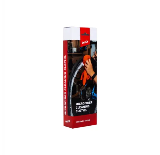 CyclOn Microvezel Schoonmaakdoeken - Set 3 Stuks - Rood