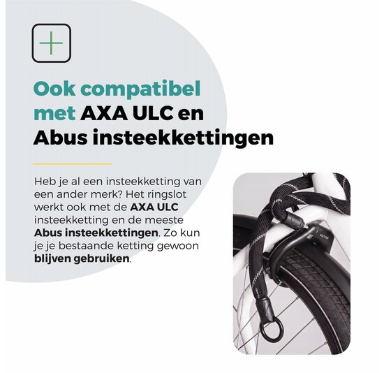 Voltano Ringslot ART2 - E-bike - Zwart - Insteekoptie