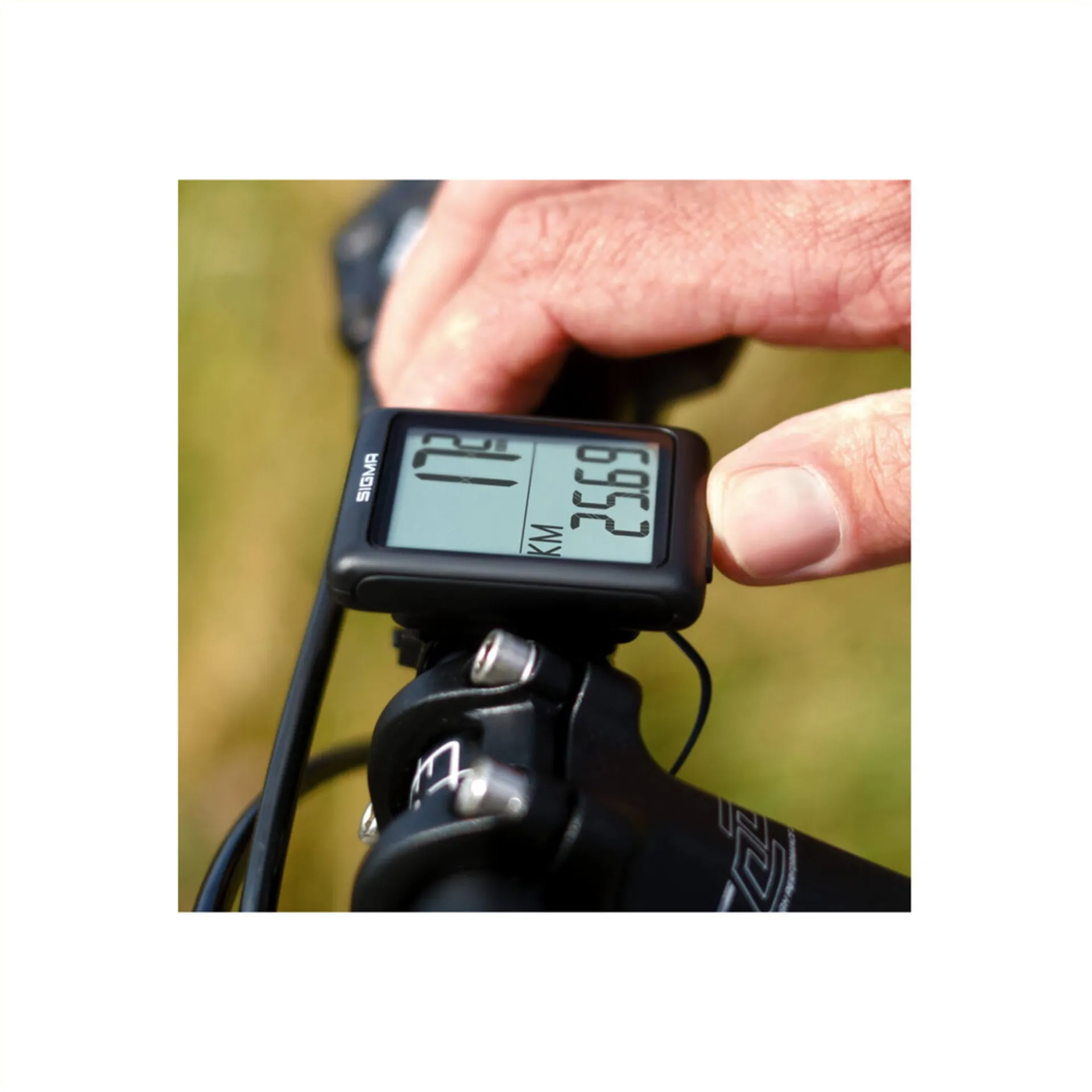 Sigma BC 5.0 Fietscomputer - 5 Functies - Zwart