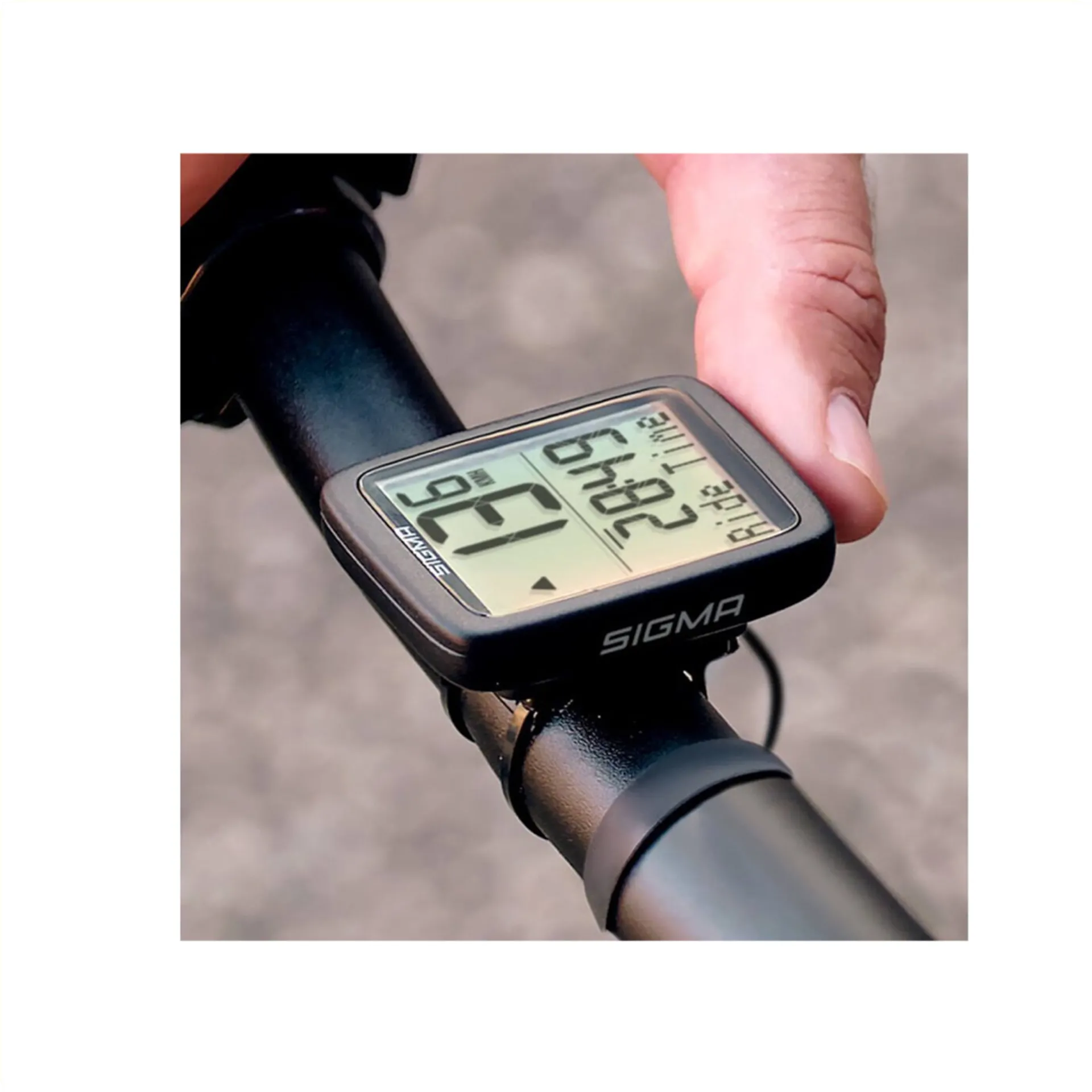 Sigma BC 8.0 WR Fietscomputer - Zwart