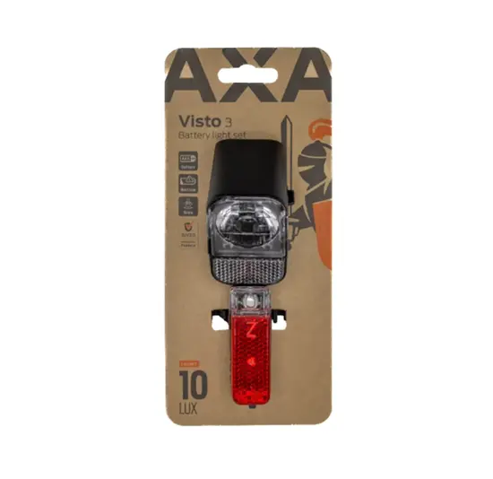 Axa Visto 3 LED Verlichtingsset - Batterij