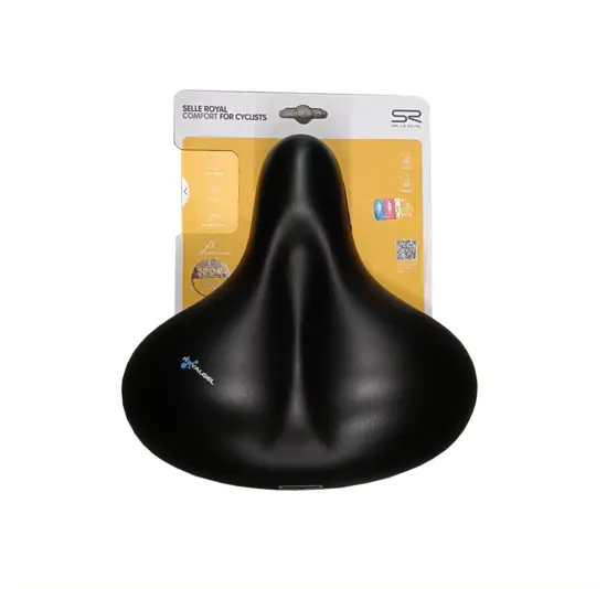 Selle Royal Journey Premium - Relaxed Fietszadel - Zwart