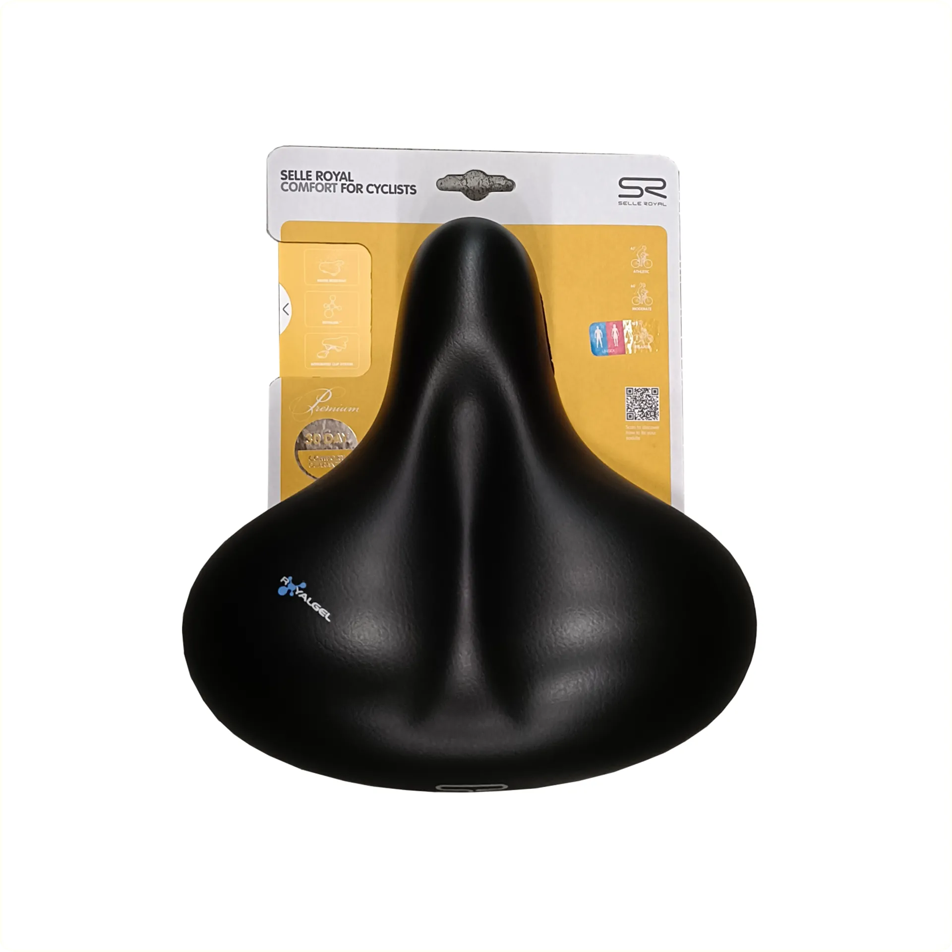 Selle Royal Journey Premium - Relaxed Fietszadel - Zwart