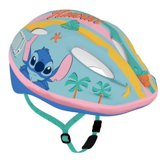 Disney Kinder Fietshelm - Stitch - Blauw - 52-56 CM