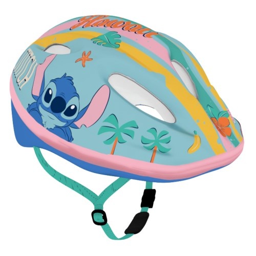 Disney Kinder Fietshelm - Stitch - Blauw - 52-56 CM